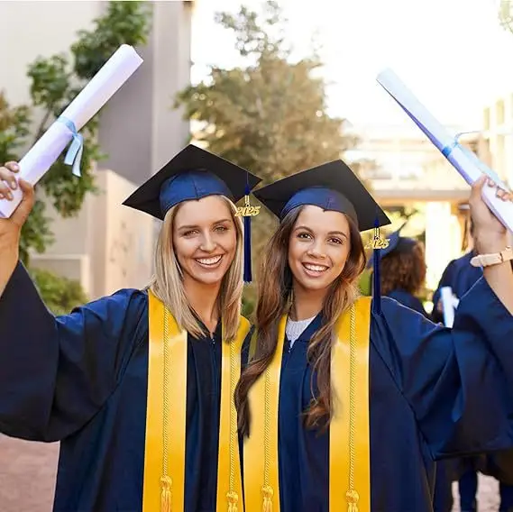 Black Bachelor's Uniform Graduation Suit with Tassel Honor Rope — feature 10