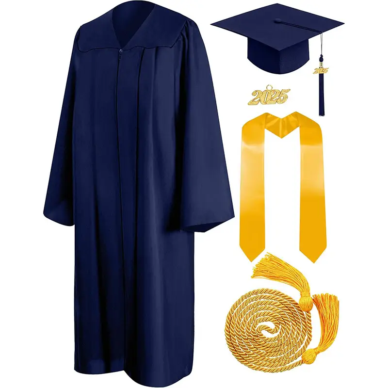 Black Bachelor's Uniform Graduation Suit with Tassel Honor Rope — feature 19