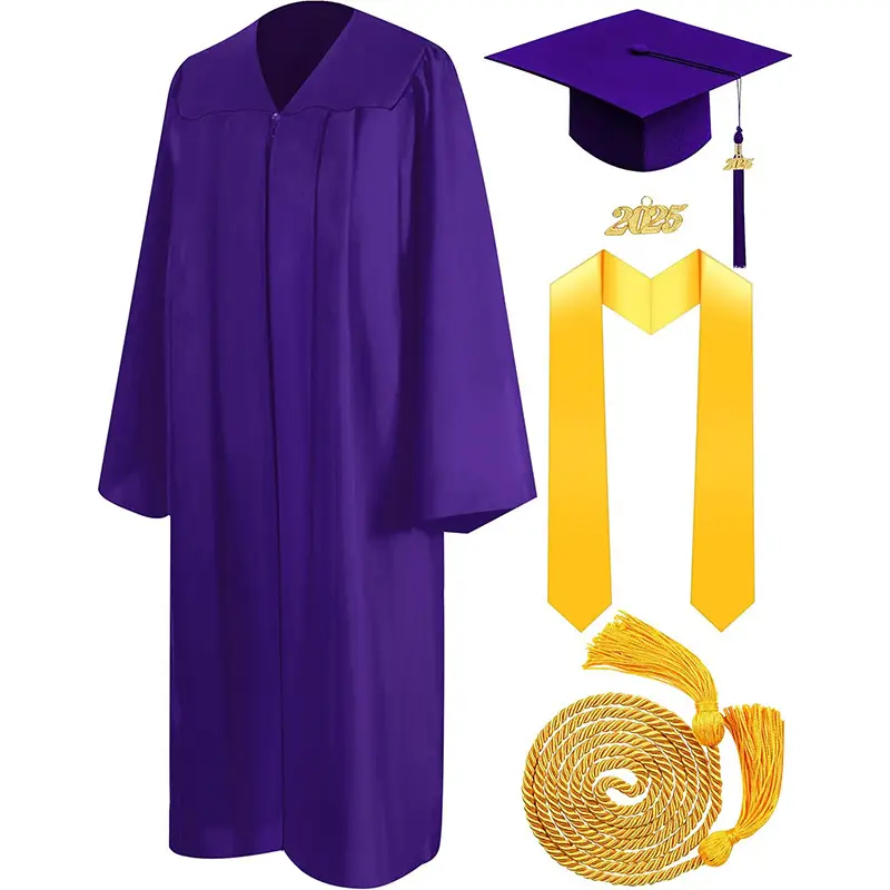 Black Bachelor's Uniform Graduation Suit with Tassel Honor Rope — feature 27