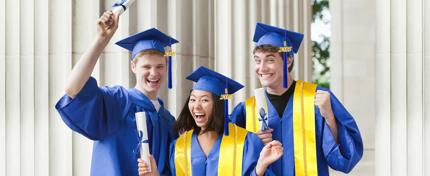 Black Bachelor's Uniform Graduation Suit with Tassel Honor Rope — feature 31