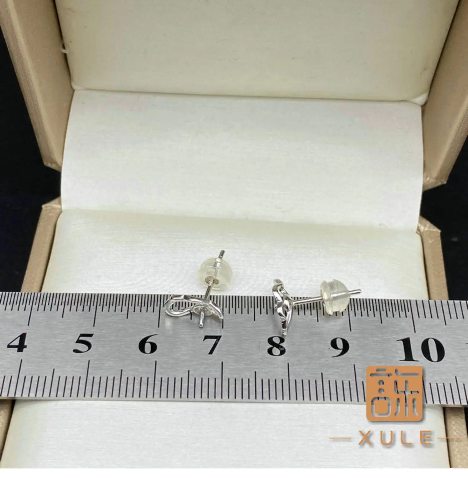 Sterling Silver Pearl Cloud Earrings Studs — feature 10
