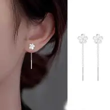 Long Diamond Tassel Earline Earrings for Women — feature 11