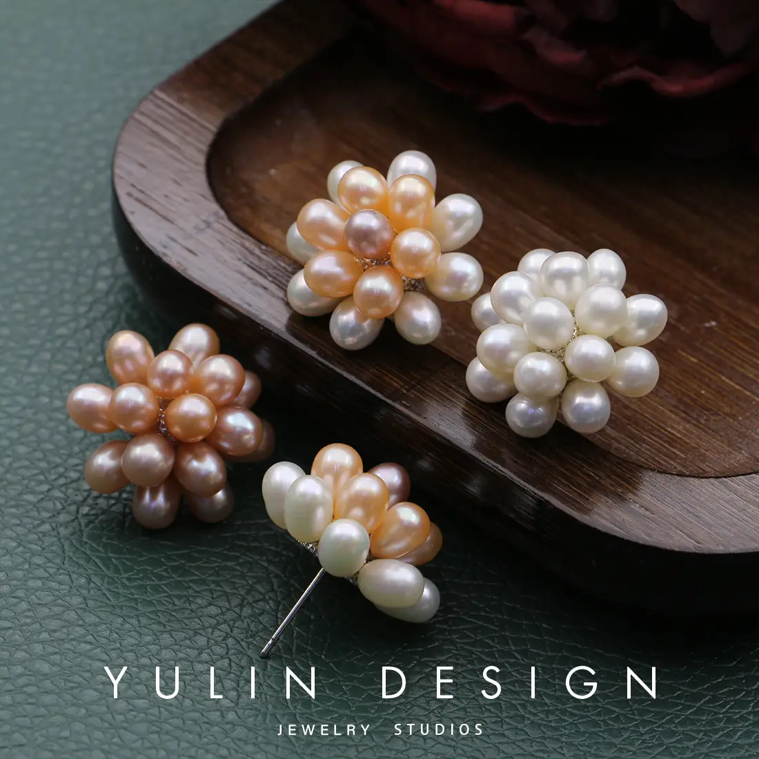 Vintage Sweet Pearl Popcorn Earrings for Women - Image 8