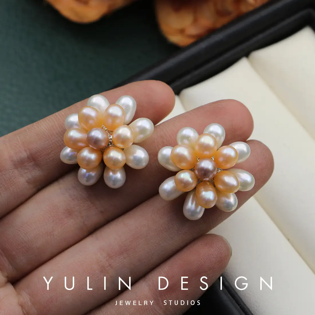 Vintage Sweet Pearl Popcorn Earrings for Women - Image 10