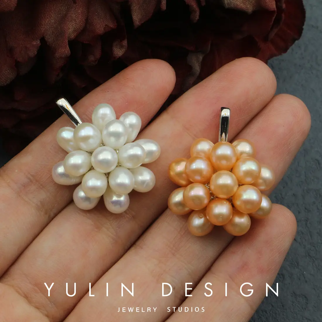 Vintage Sweet Pearl Popcorn Earrings for Women - Image 5