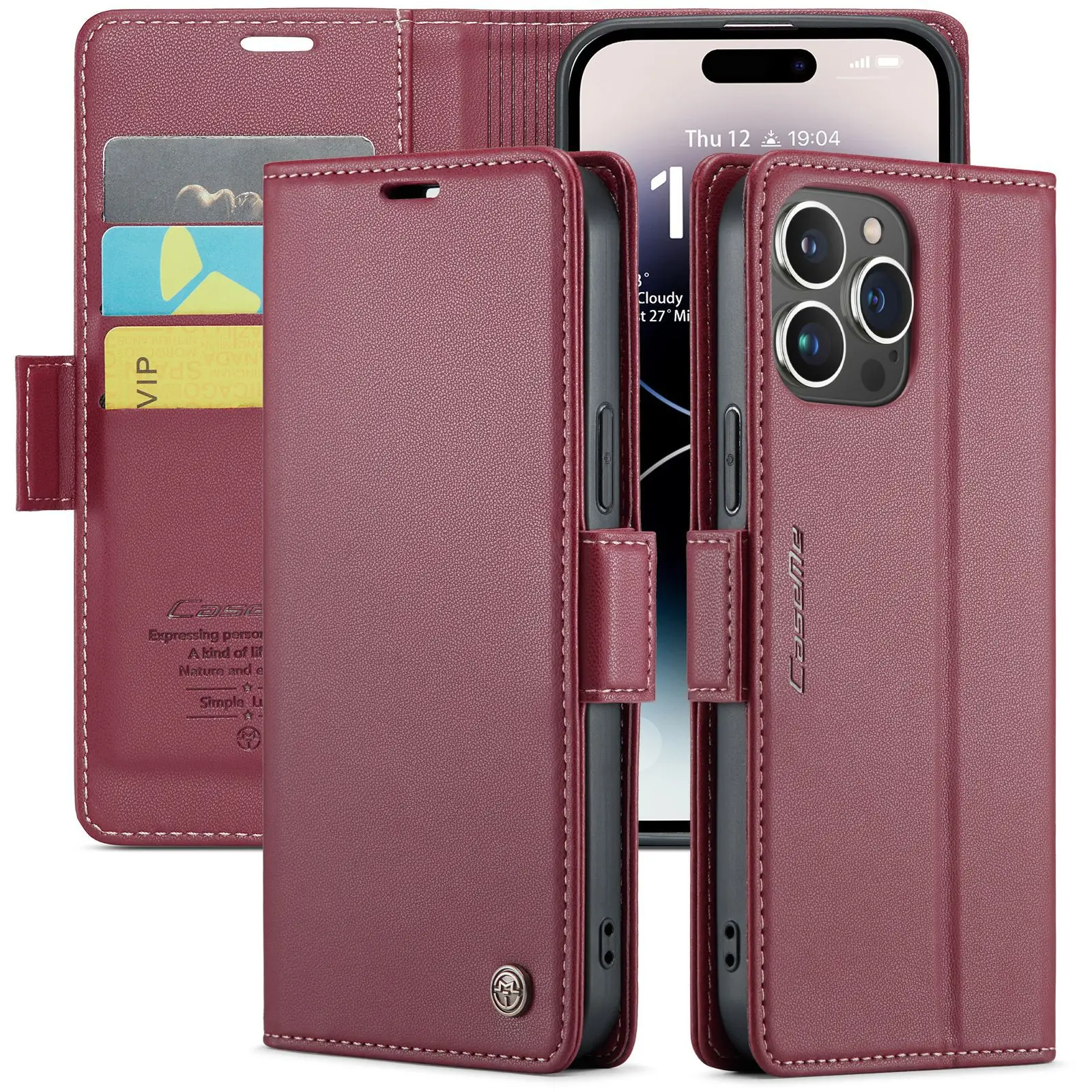 Side Buckle Anti-Theft Mobile Phone Case for iPhone - Image 8