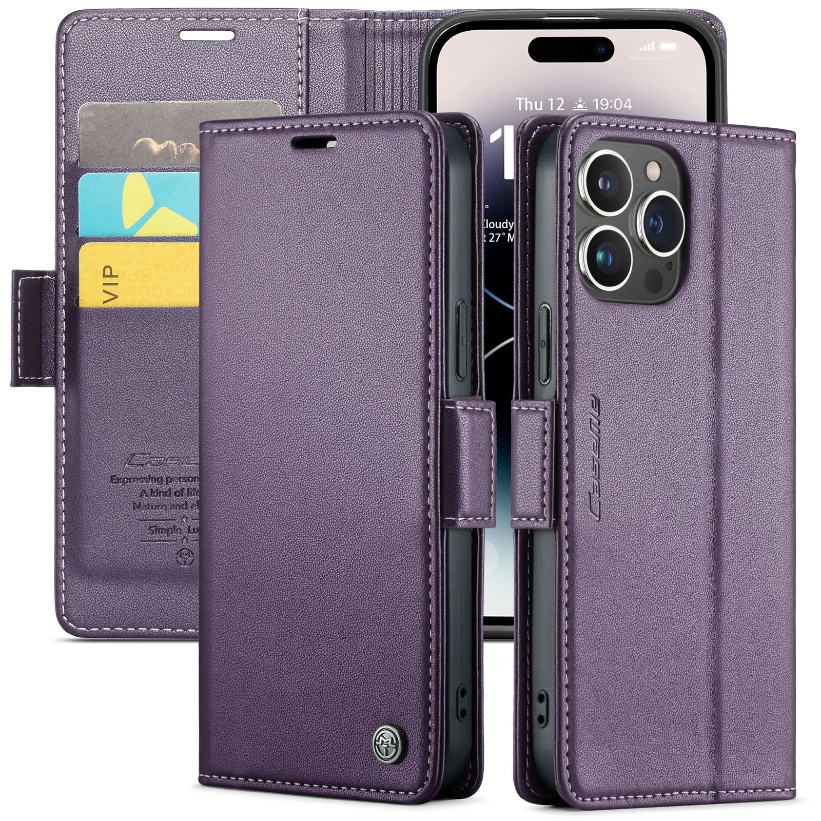 Side Buckle Anti-Theft Mobile Phone Case for iPhone - Image 9