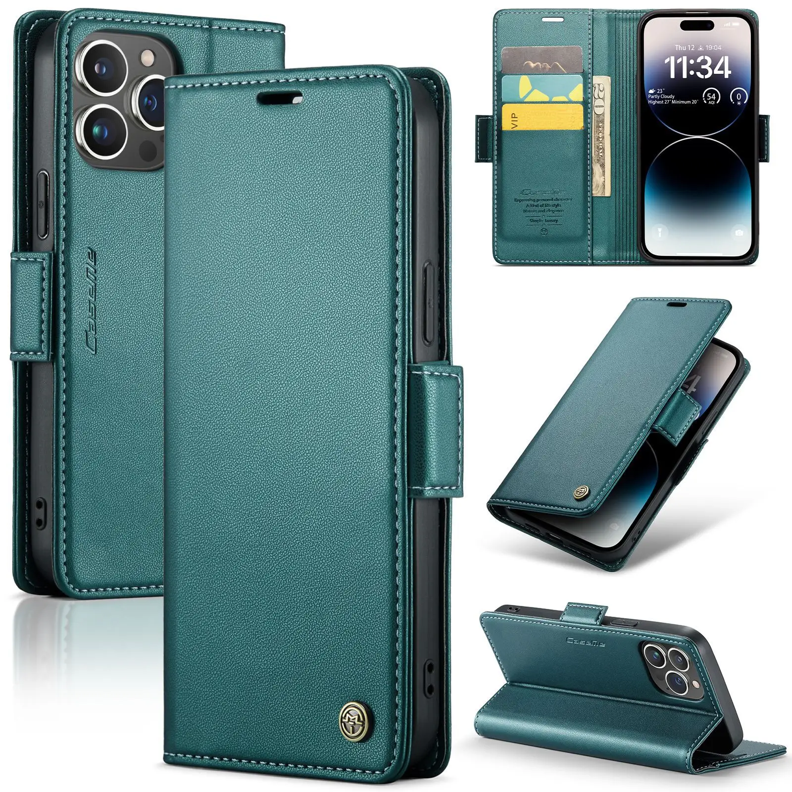 Side Buckle Anti-Theft Mobile Phone Case for iPhone - Image 5