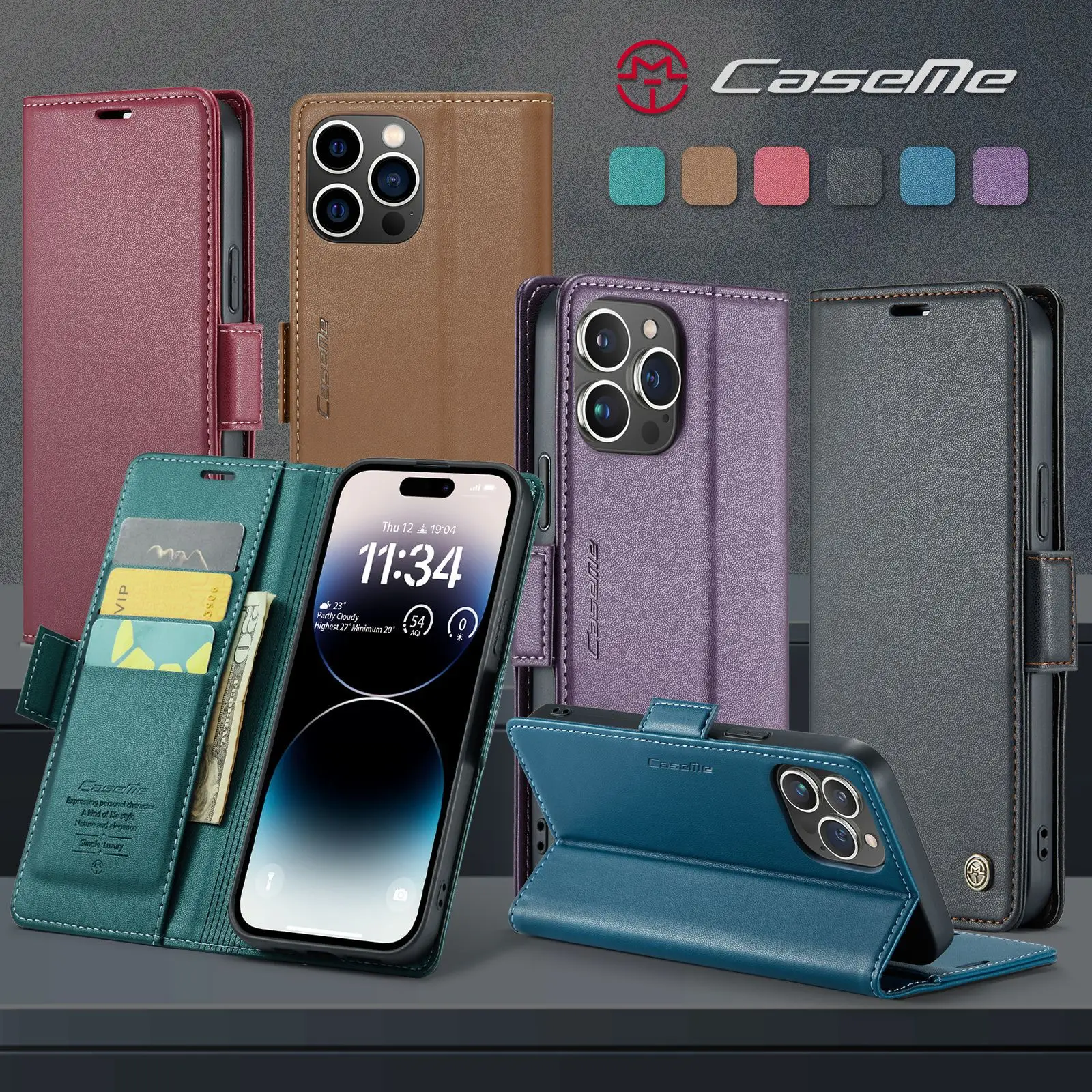 Side Buckle Anti-Theft Mobile Phone Case for iPhone — feature 11