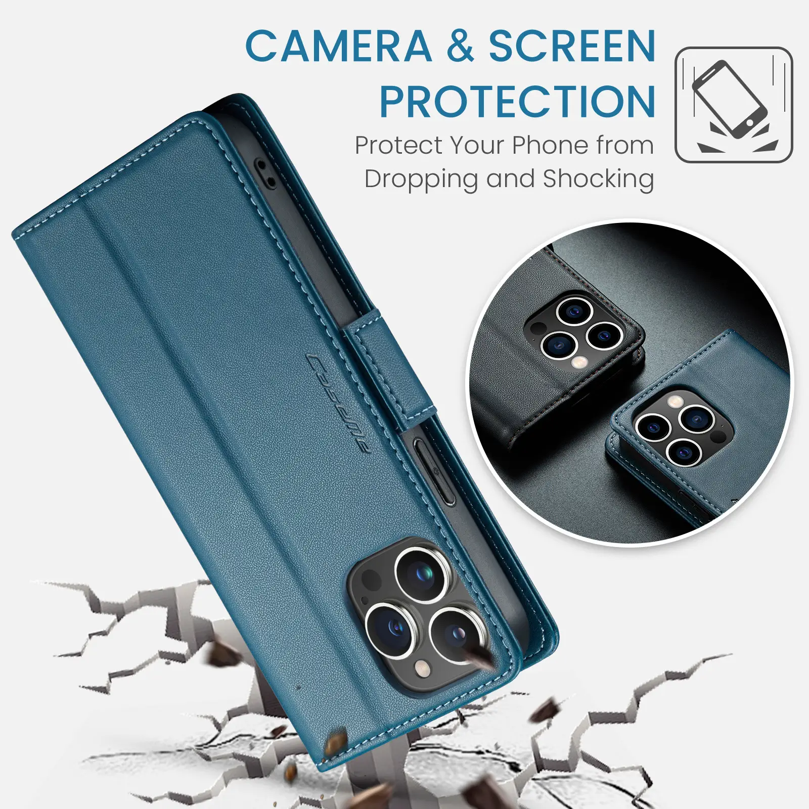 Side Buckle Anti-Theft Mobile Phone Case for iPhone — feature 17