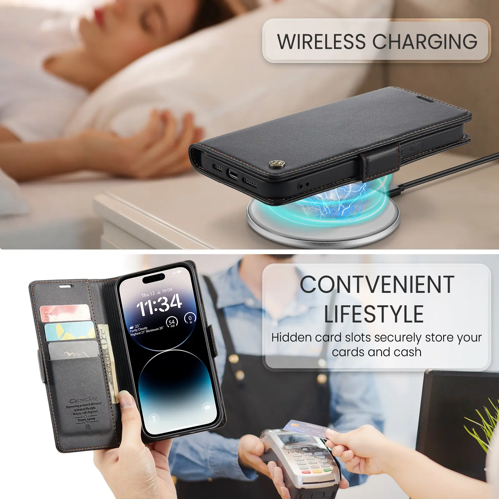Side Buckle Anti-Theft Mobile Phone Case for iPhone — feature 20