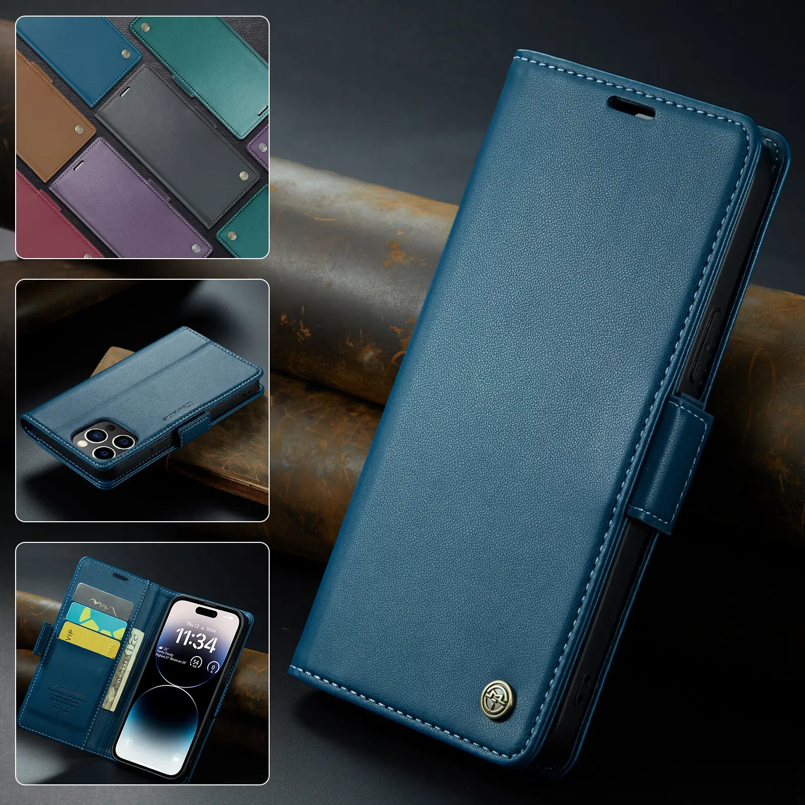 Side Buckle Anti-Theft Mobile Phone Case for iPhone — feature 22