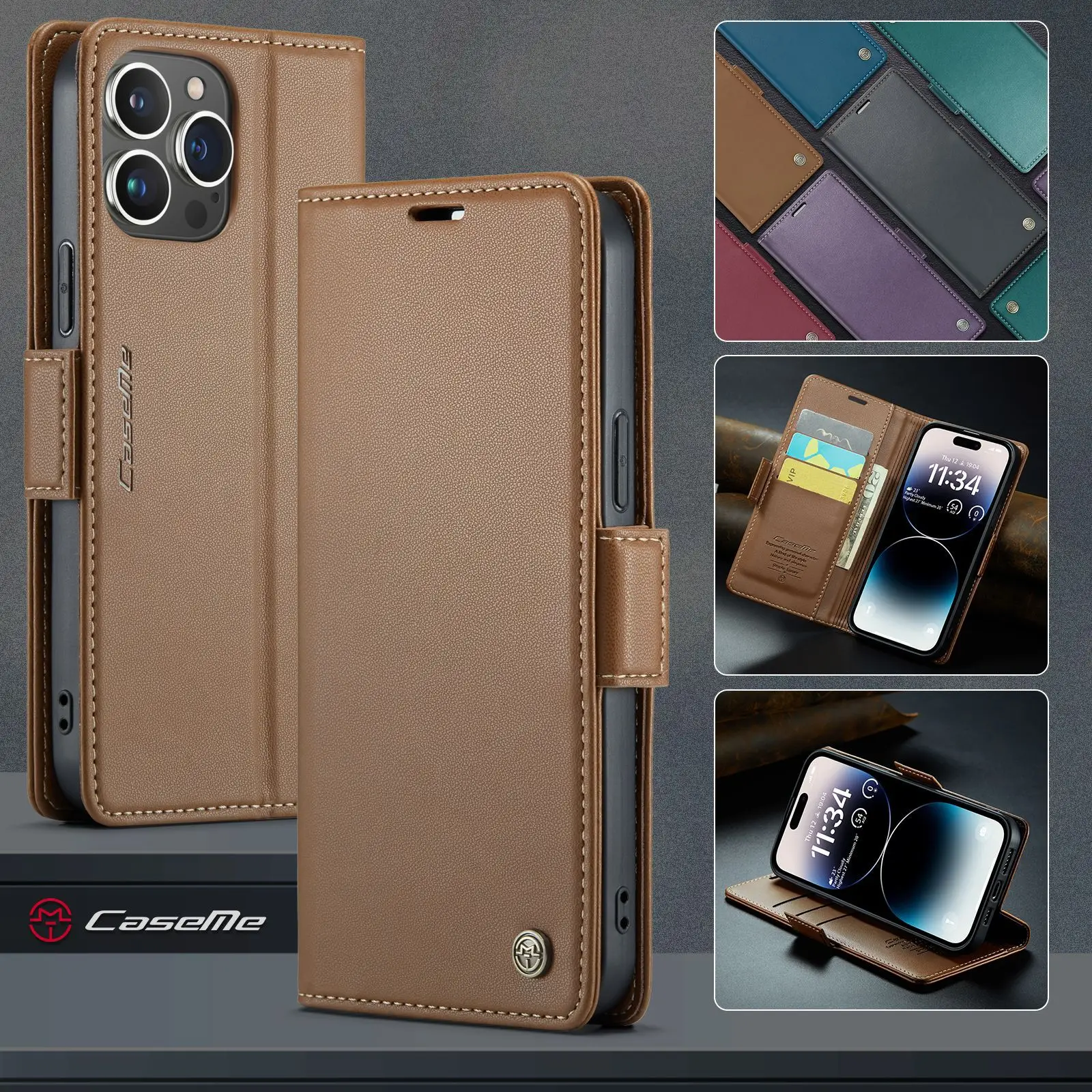 Side Buckle Anti-Theft Mobile Phone Case for iPhone — feature 23