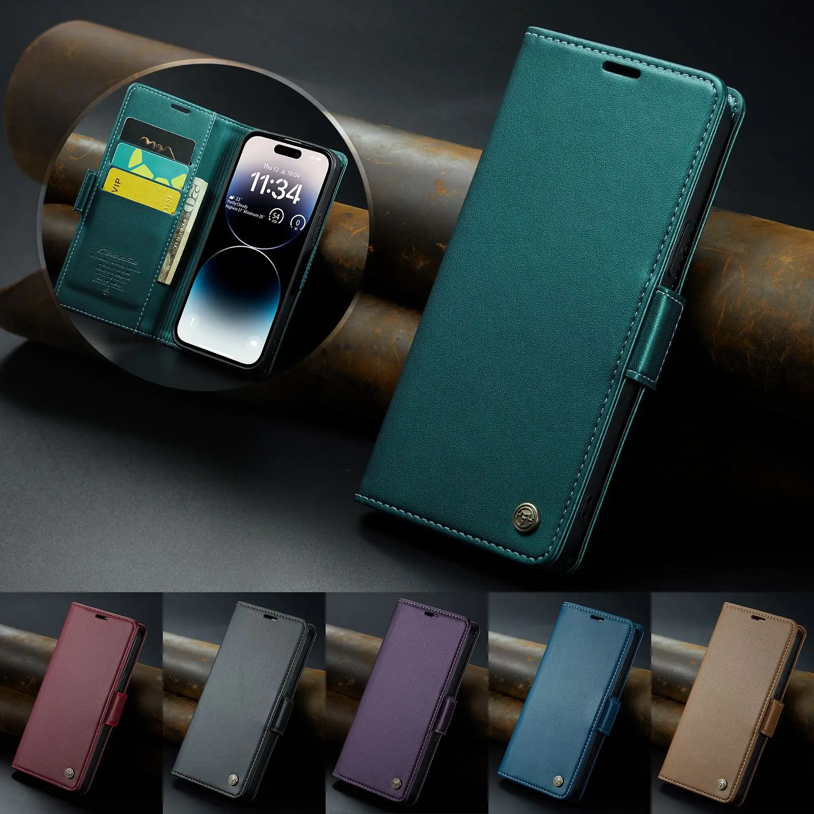 Side Buckle Anti-Theft Mobile Phone Case for iPhone — feature 24