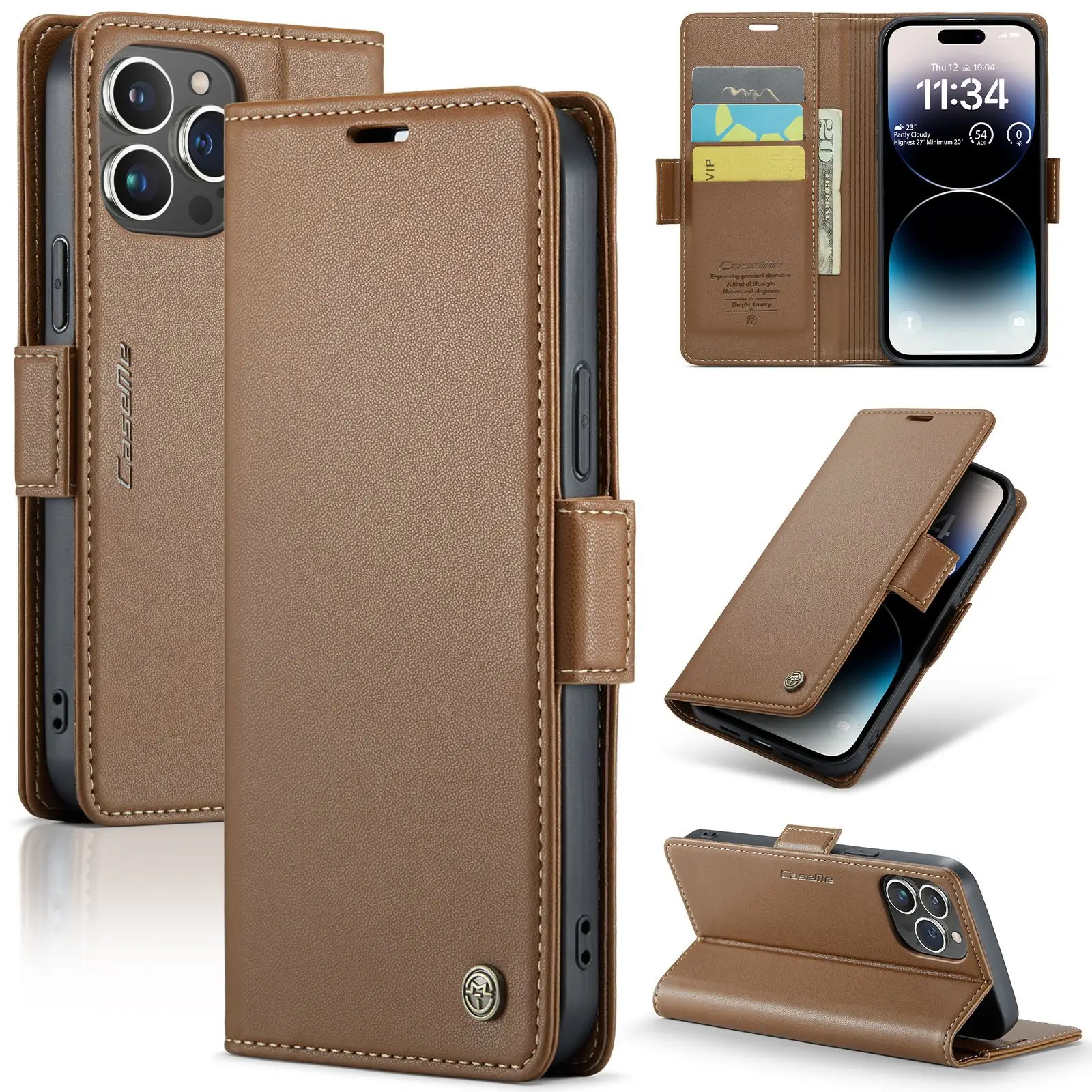 Side Buckle Anti-Theft Mobile Phone Case for iPhone - Image 2