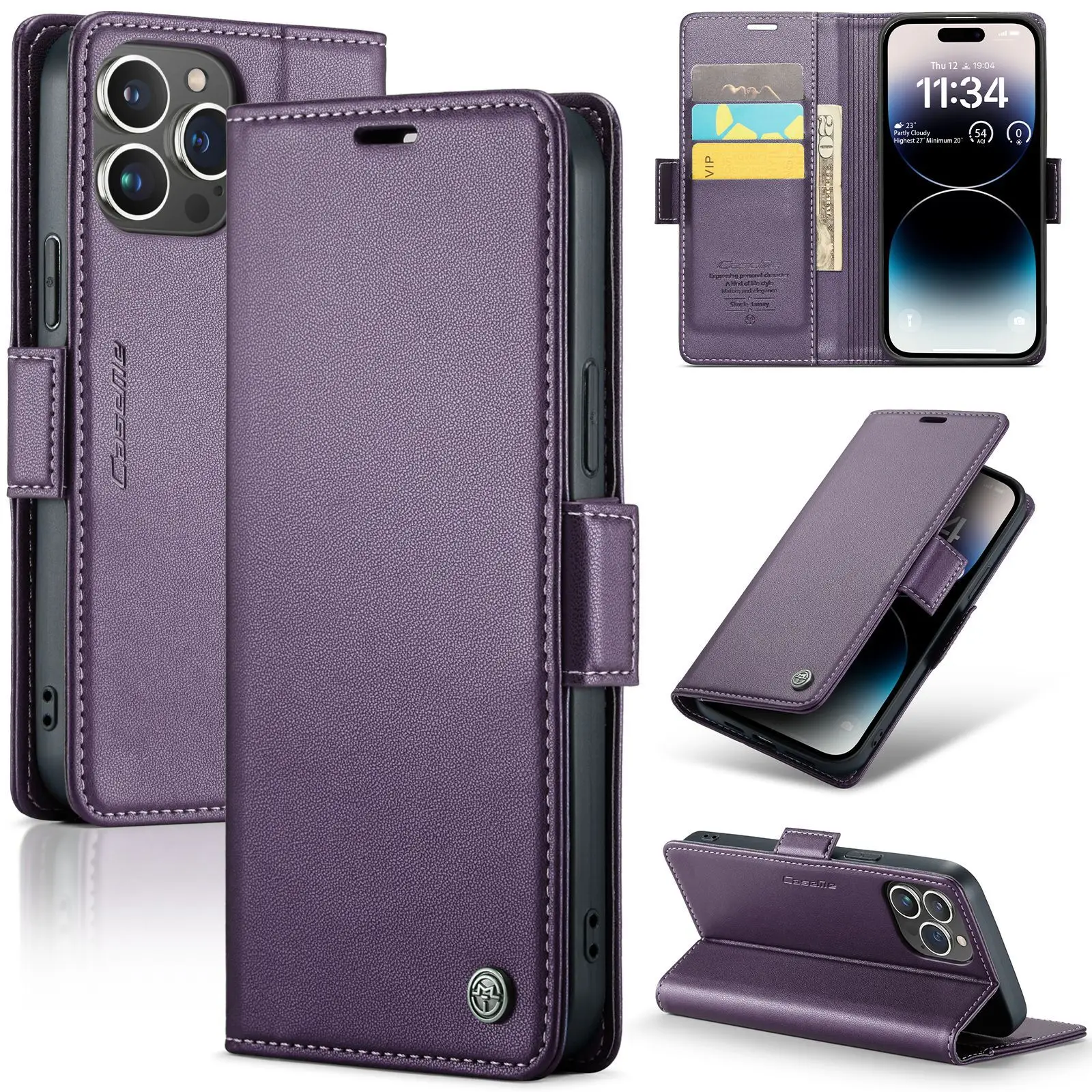 Side Buckle Anti-Theft Mobile Phone Case for iPhone - Image 6
