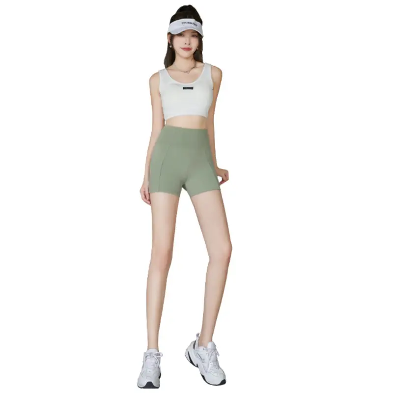 Women's Summer Sharkskin Butt-Lifting Yoga Leggings Large - Image 13