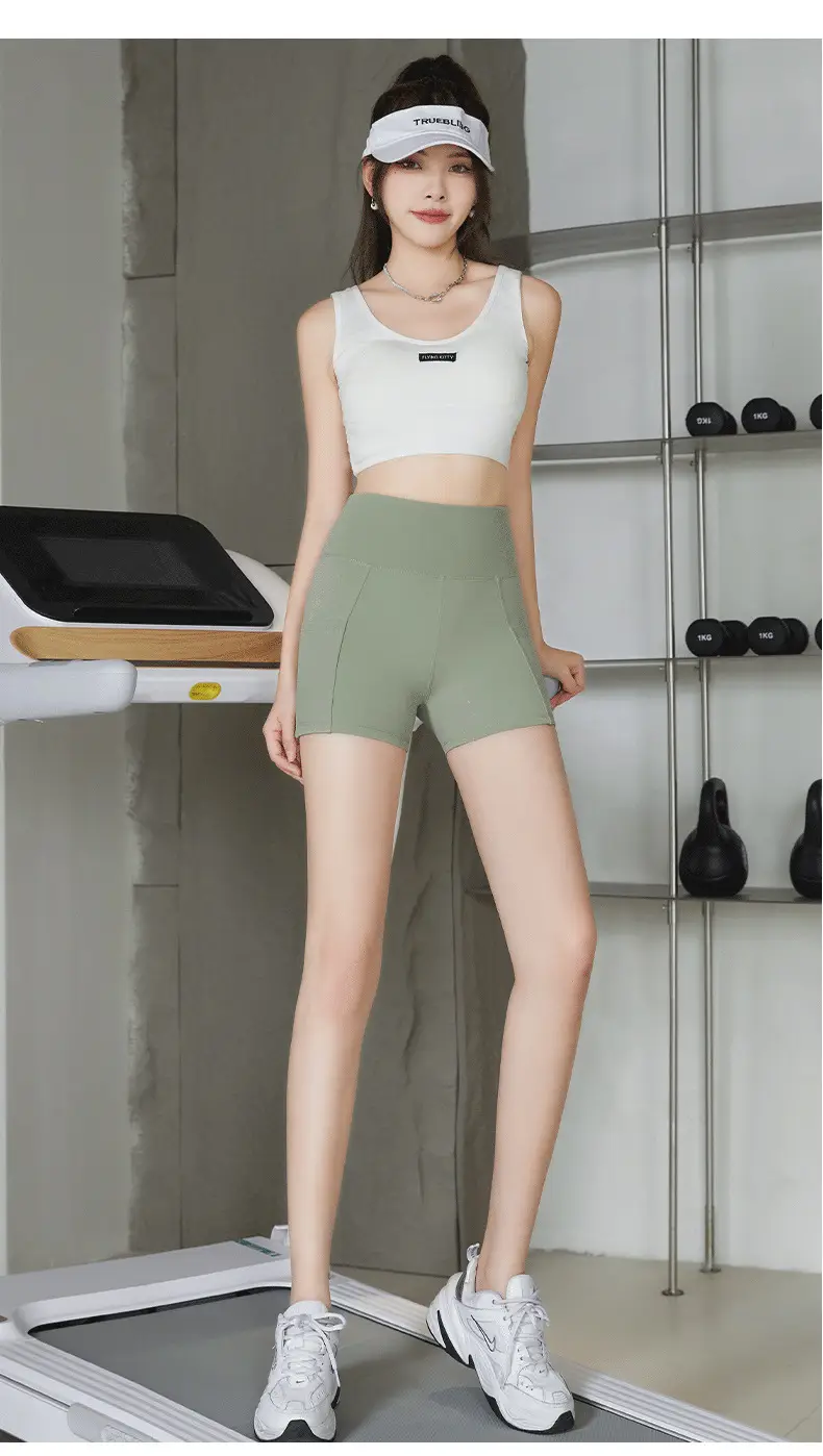 Women's Summer Sharkskin Butt-Lifting Yoga Leggings Large — feature 19