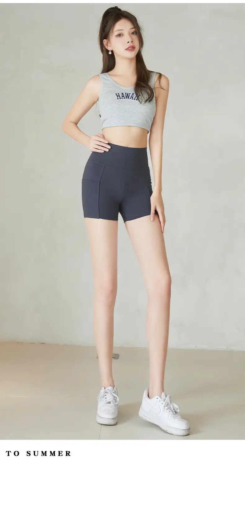 Women's Summer Sharkskin Butt-Lifting Yoga Leggings Large — feature 25