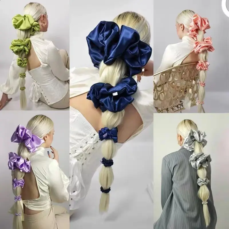 22mm Silk Hair Ties 6cm Large Mulberry Silk — feature 22