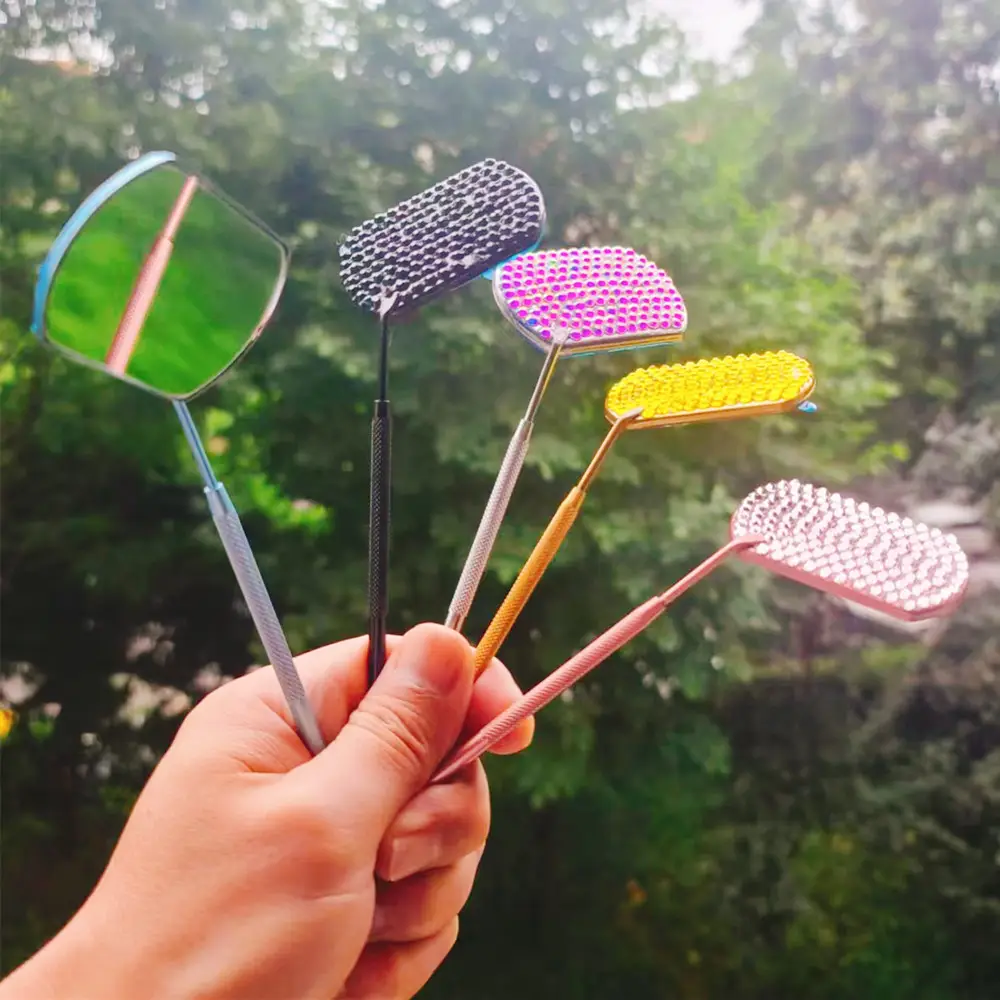 Diamond Grafting Eye Hair Inspection Mirror Mini Beauty Mirror