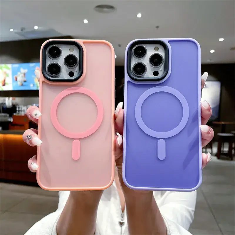 Magnetic Apple iPhone 17 Case Blue Matte Acrylic - Image 22