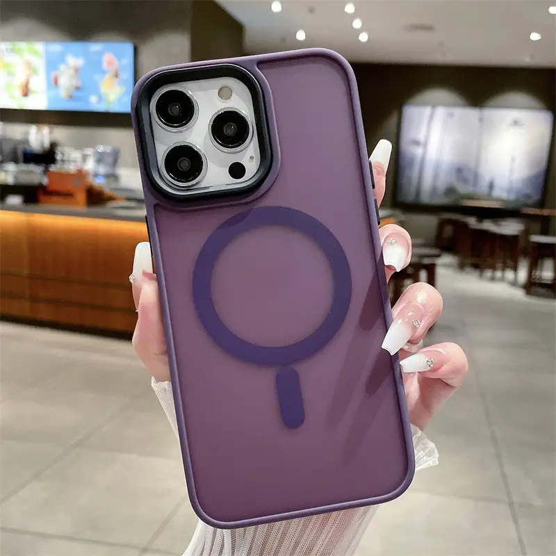 Magnetic Apple iPhone 17 Case Blue Matte Acrylic — feature 11