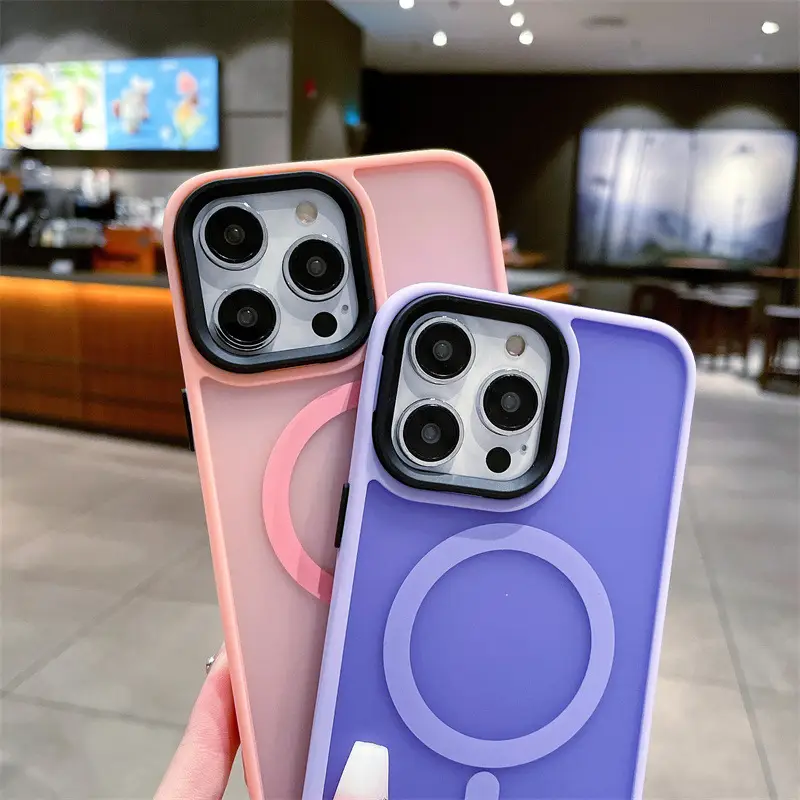 Magnetic Apple iPhone 17 Case Blue Matte Acrylic — feature 5