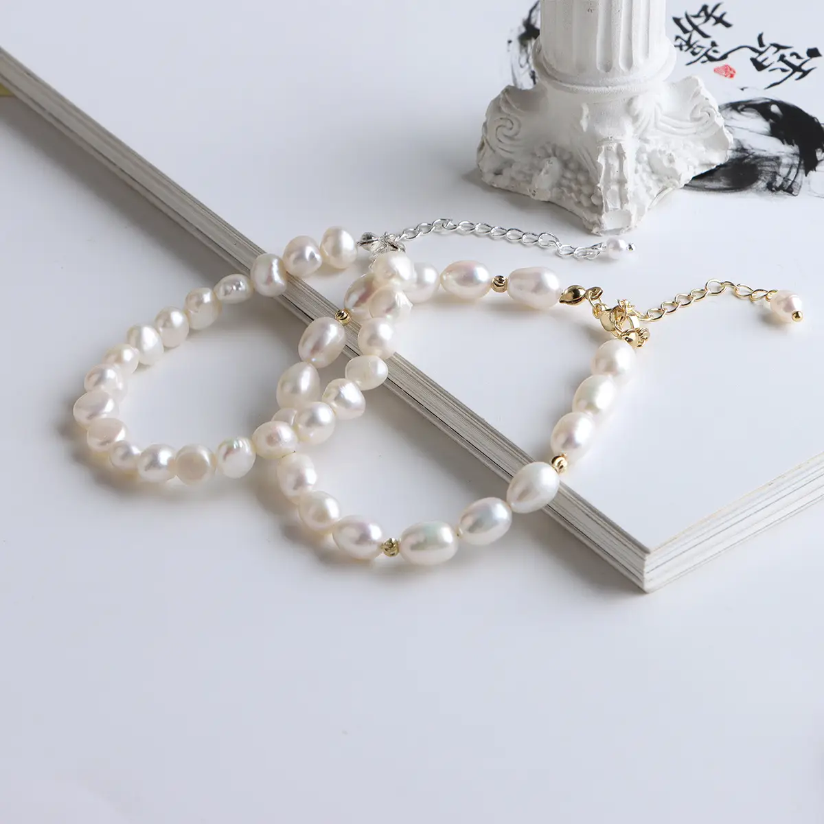 Korean Style Pearl Bracelet for Women Natural Baroque Design - Image 7