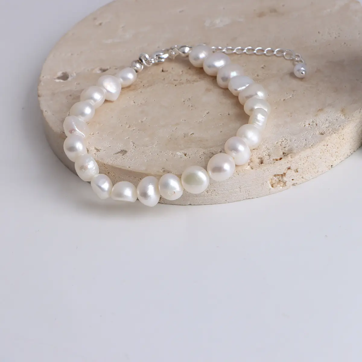 Korean Style Pearl Bracelet for Women Natural Baroque Design — feature 10