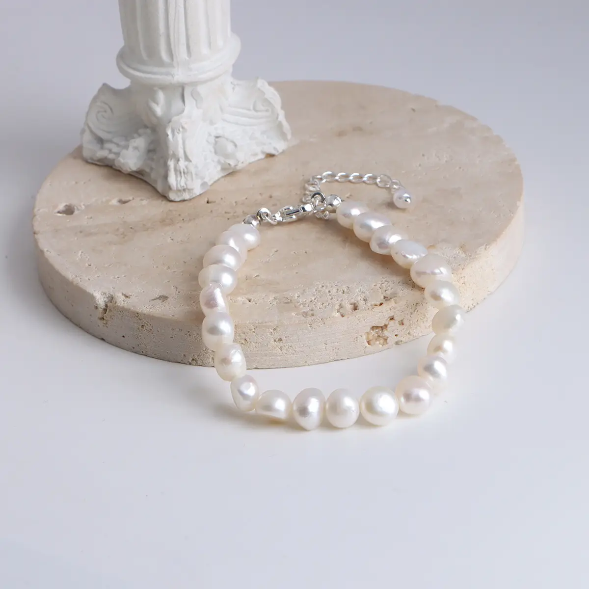 Korean Style Pearl Bracelet for Women Natural Baroque Design — feature 11