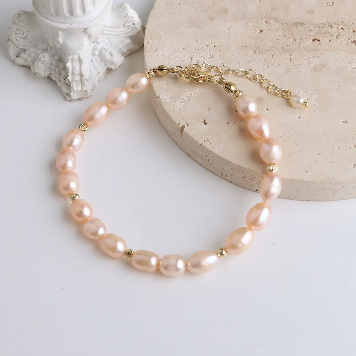 Korean Style Pearl Bracelet for Women Natural Baroque Design — feature 13