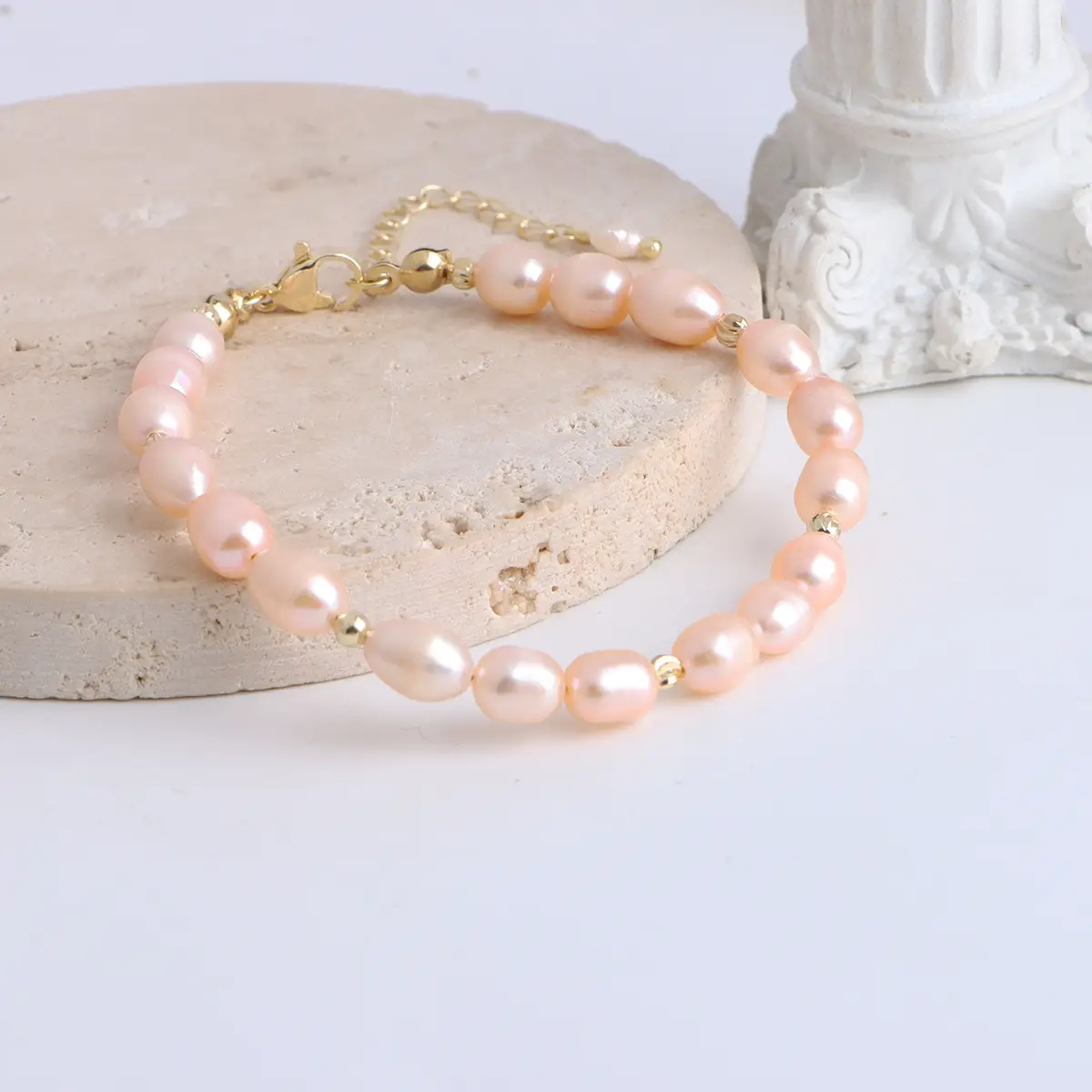 Korean Style Pearl Bracelet for Women Natural Baroque Design — feature 16