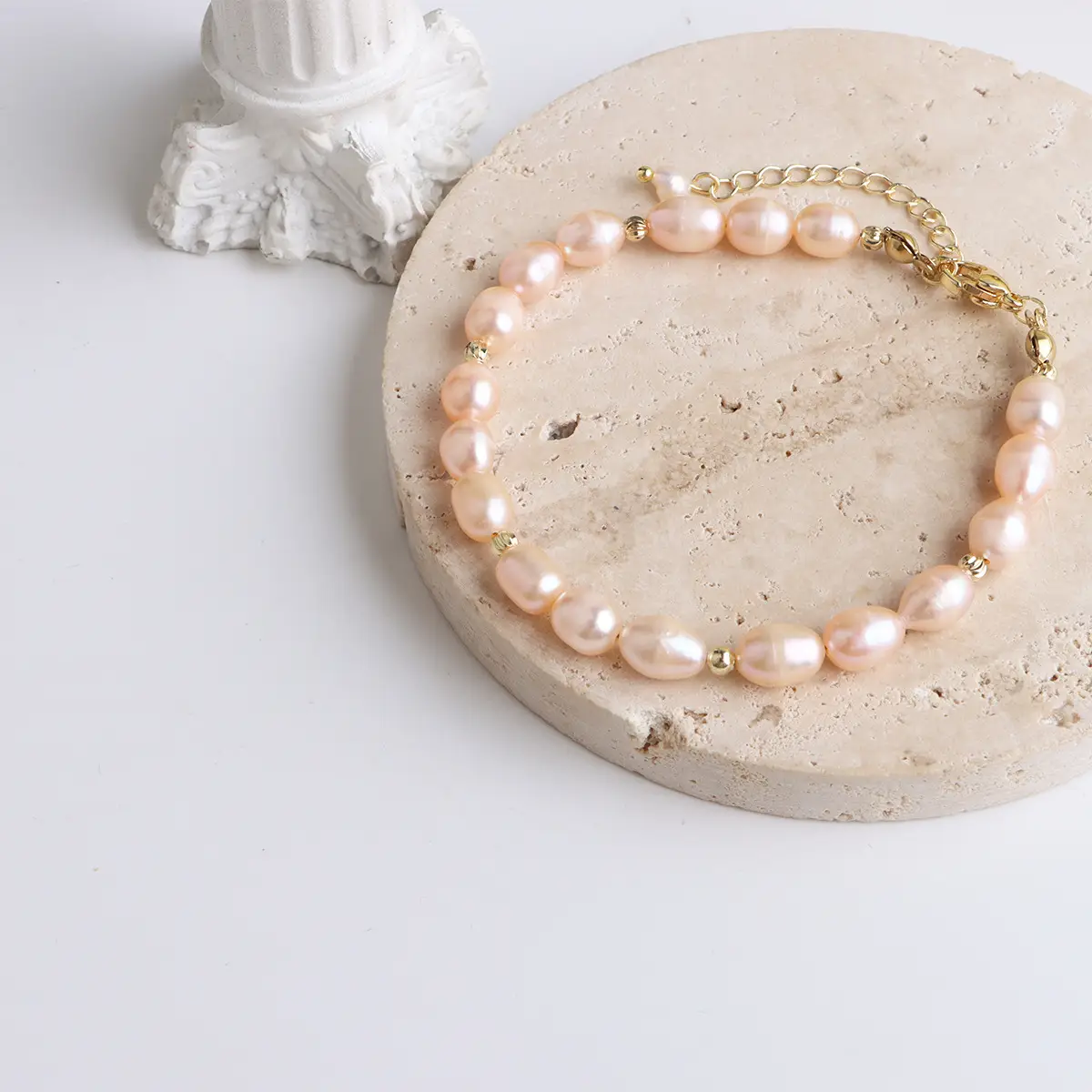 Korean Style Pearl Bracelet for Women Natural Baroque Design - Image 3