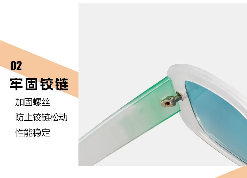 European American Square Meteor Sunglasses for Women β feature 4