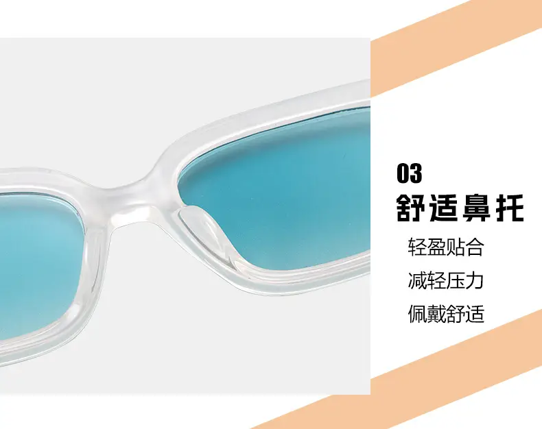 European American Square Meteor Sunglasses for Women β feature 5