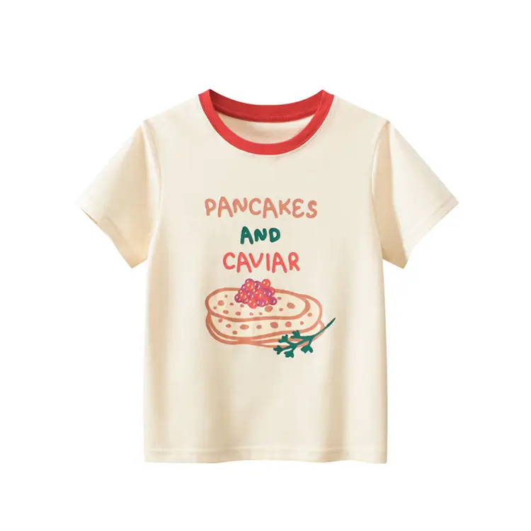 Kids Pancakes & Caviar T-Shirt Cream 2024 — feature 1