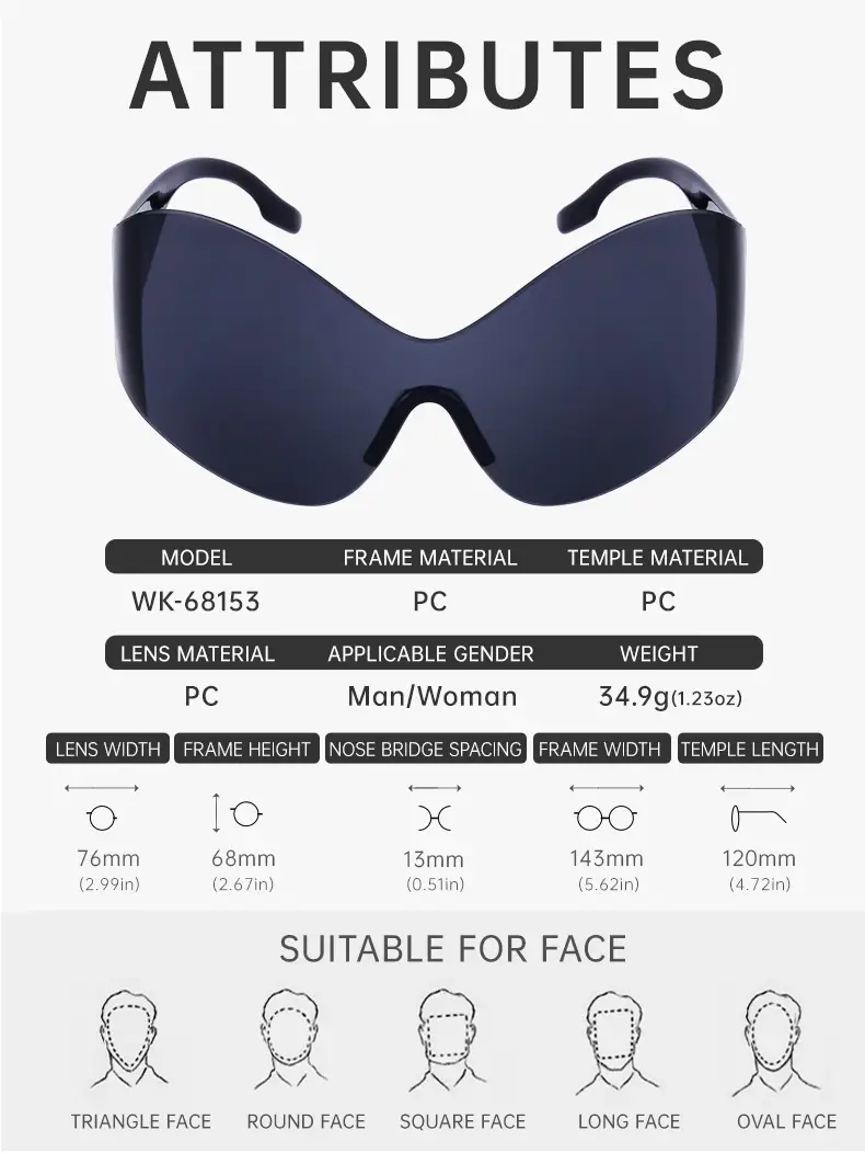 European Y2K Windproof Cat Eye Sunglasses — feature 28