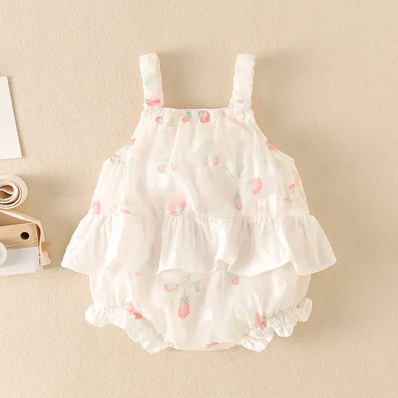 Baby Floral Cotton Sling Bag for Girls Summer - Image 4
