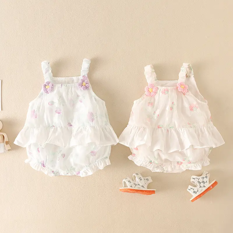 Baby Floral Cotton Sling Bag for Girls Summer - Image 6