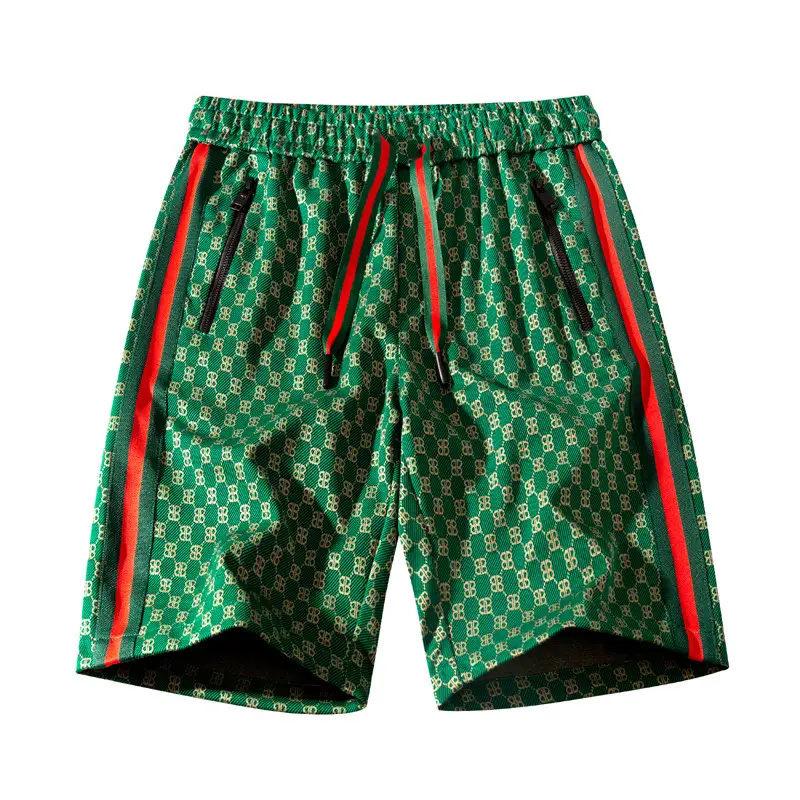 Men Ice Silk Checkered Shorts Large Summer Wear - Image 16