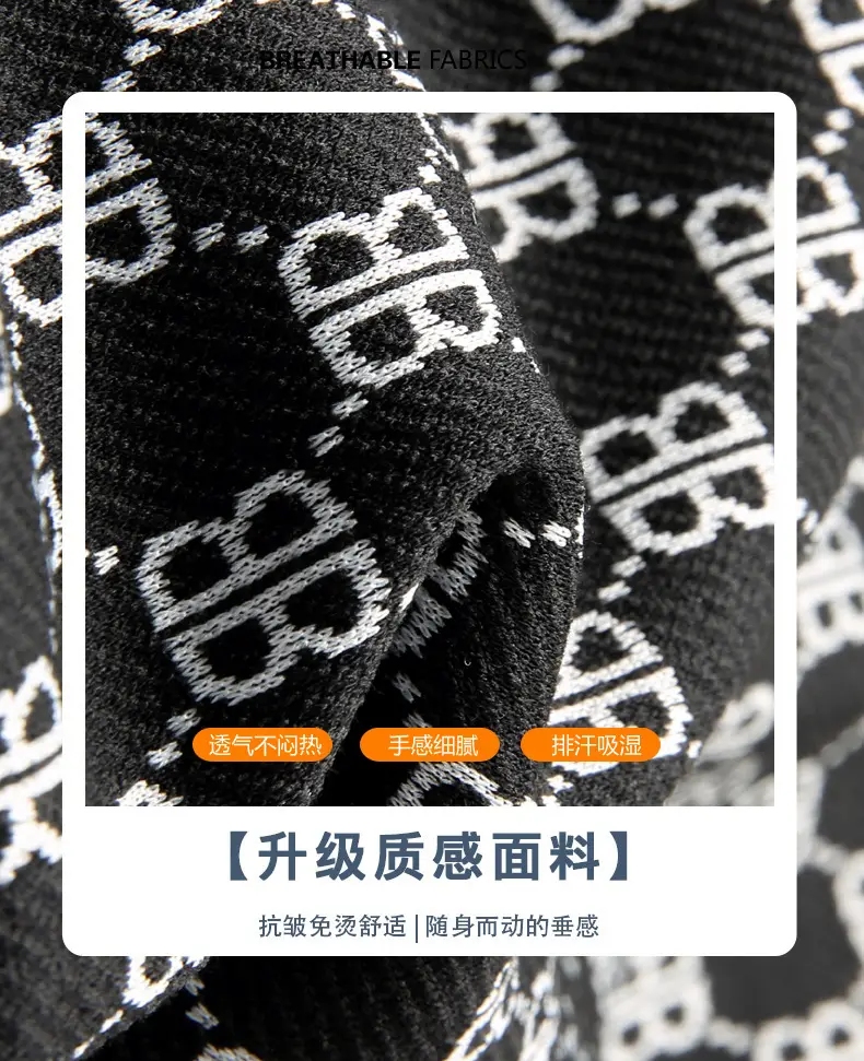 Men Ice Silk Checkered Shorts Large Summer Wear — feature 32