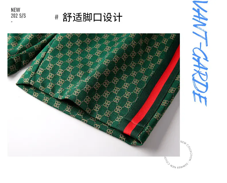 Men Ice Silk Checkered Shorts Large Summer Wear — feature 7