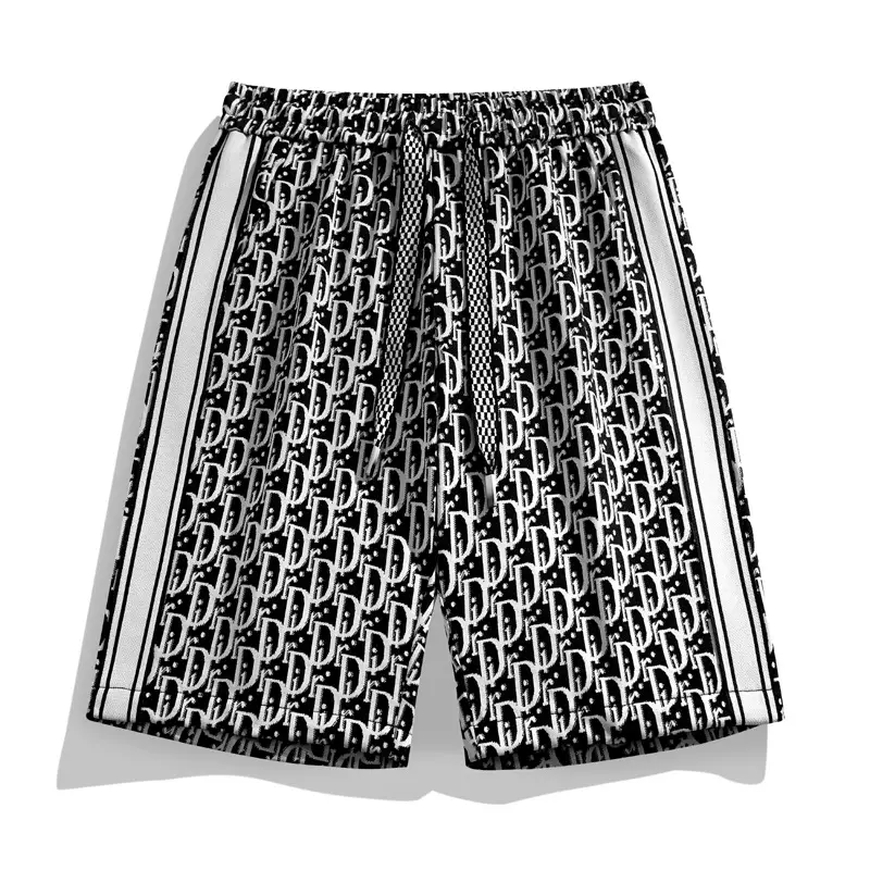 Men Ice Silk Checkered Shorts Large Summer Wear - Image 10