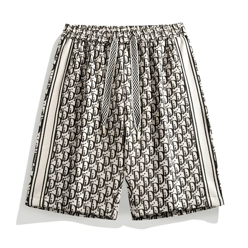 Men Ice Silk Checkered Shorts Large Summer Wear - Image 11