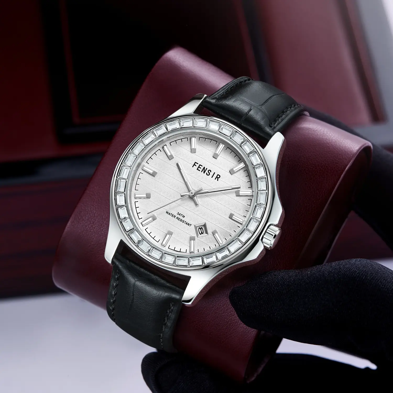 Fenshi Men's Luminous Watch with Crystal Band