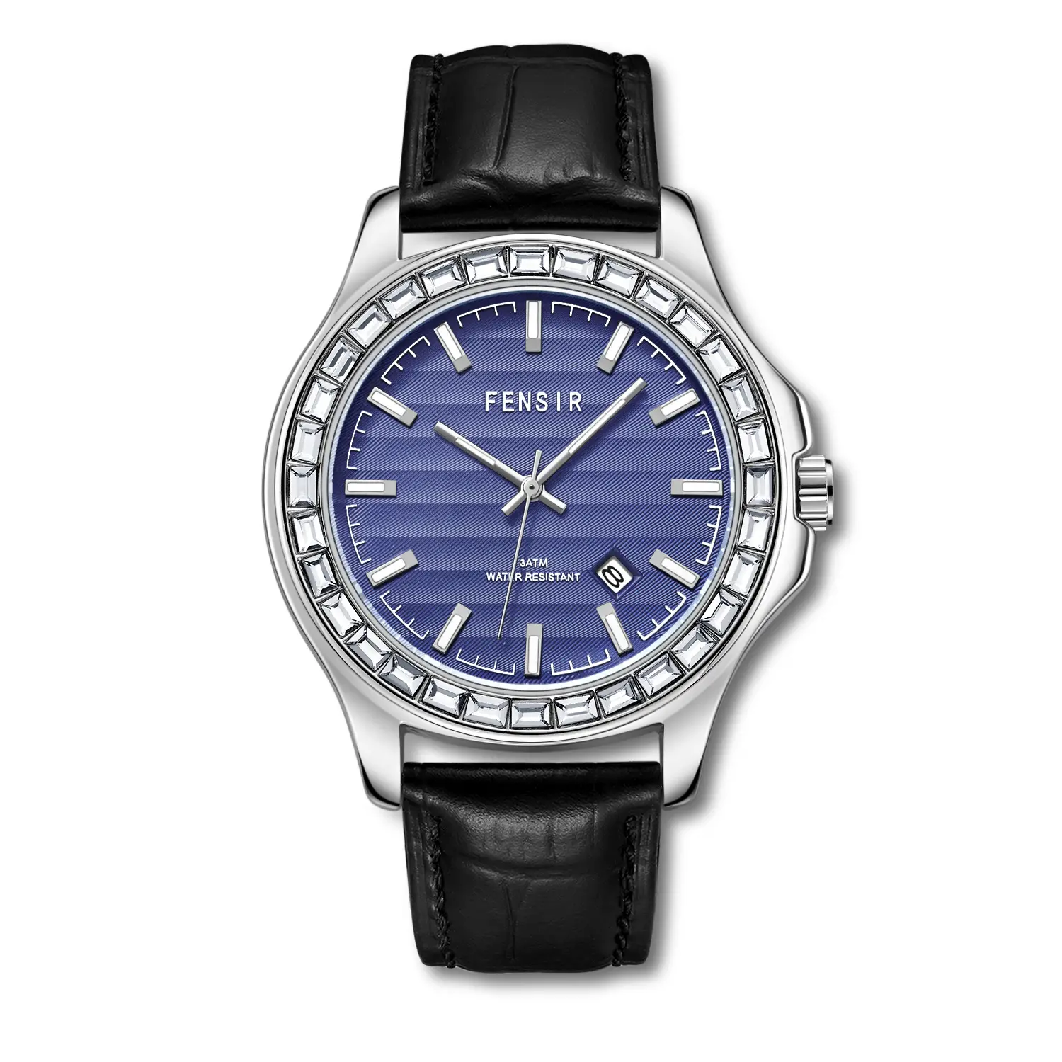 Fenshi Men's Luminous Watch with Crystal Band
