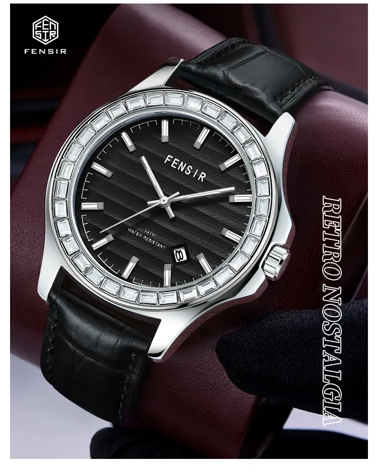 Fenshi Men's Luminous Watch with Crystal Band — feature 11
