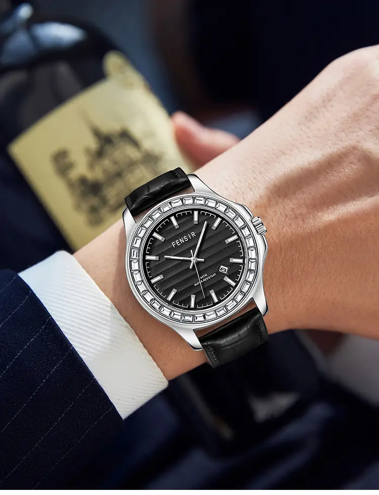 Fenshi Men's Luminous Watch with Crystal Band — feature 4