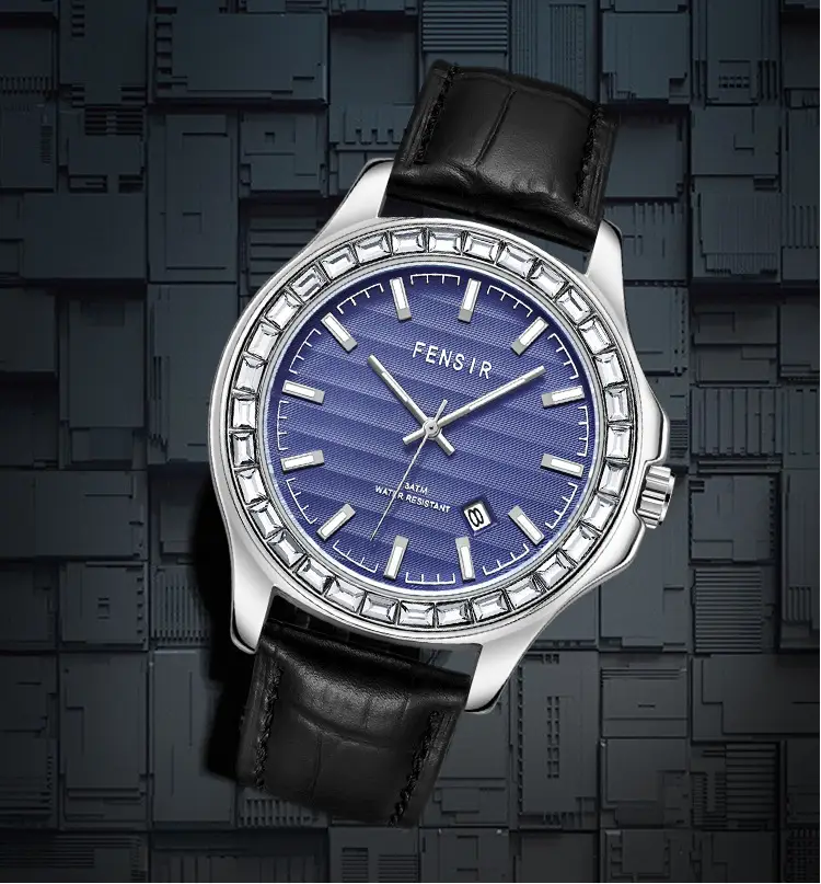 Fenshi Men's Luminous Watch with Crystal Band — feature 7
